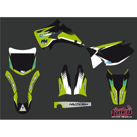 Kit Deco Moto Cross Pulsar Kawasaki 125 KX Noir