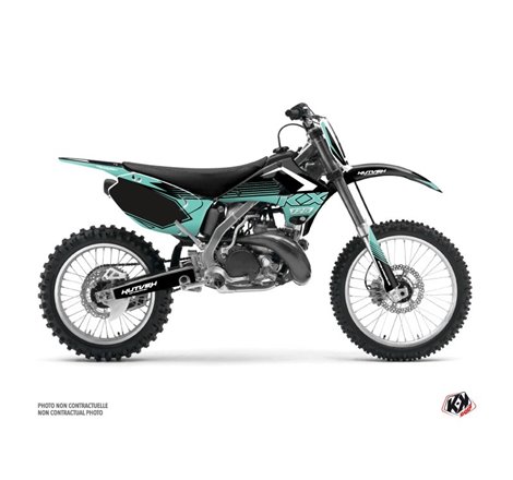 Kit Deco Moto Cross Claw Kawasaki 125 KX Turquoise