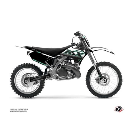 Kit Deco Moto Cross Live Kawasaki 125 KX Turquoise