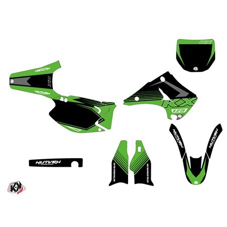 Kit Deco Moto Cross Claw Kawasaki 125 KX Noir