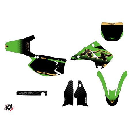Kit Deco Moto Cross Live Kawasaki 125 KX Gold
