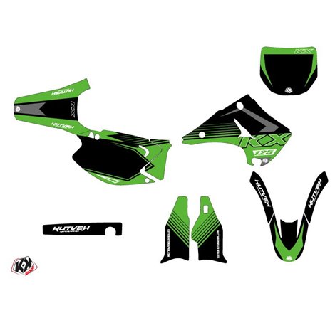 Kit Deco Moto Cross Claw Kawasaki 125 KX Noir