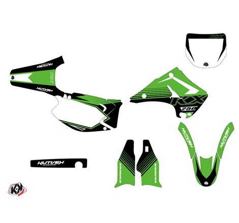 Kit Deco Moto Cross Claw Kawasaki 250 KX Vert