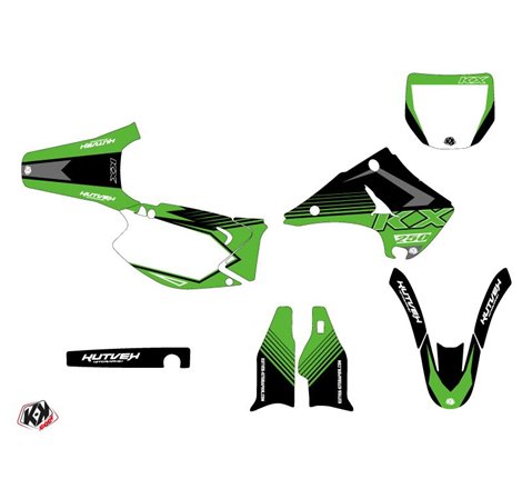 Kit Deco Moto Cross Claw Kawasaki 250 KX Noir