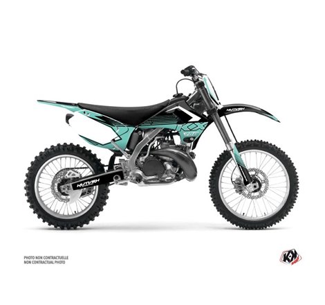 Kit Deco Moto Cross Claw Kawasaki 250 KX Turquoise