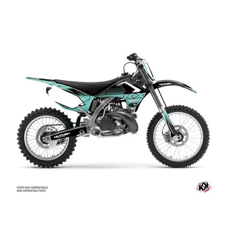 Kit Deco Moto Cross Claw Kawasaki 250 KX Turquoise