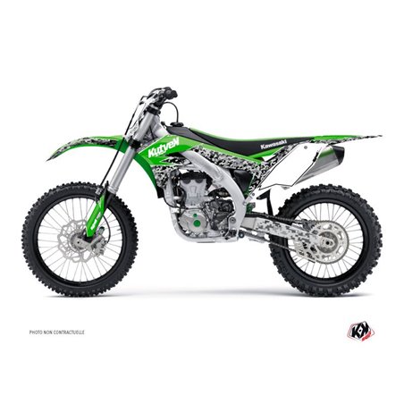 Kit Deco Moto Cross Predator Kawasaki 250 KX Vert LIGHT