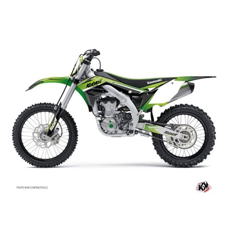 Kit Deco Moto Cross Stage Kawasaki 250 KX Vert LIGHT