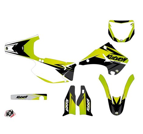 Kit Deco Moto Cross Stage Kawasaki 250 KX Vert LIGHT