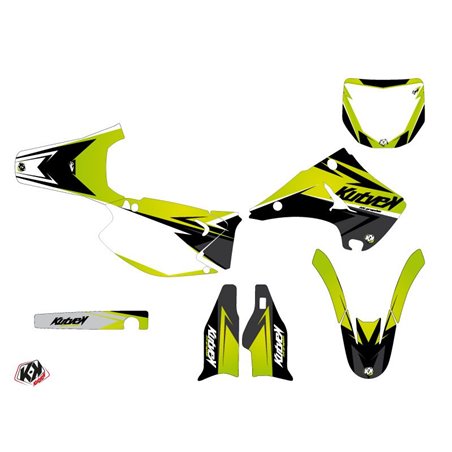 Kit Deco Moto Cross Stage Kawasaki 250 KX Vert LIGHT