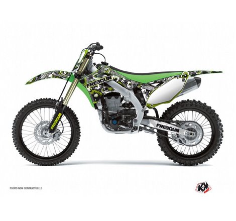 Kit Deco Moto Cross Freegun Eyed Kawasaki 250 KX Vert LIGHT