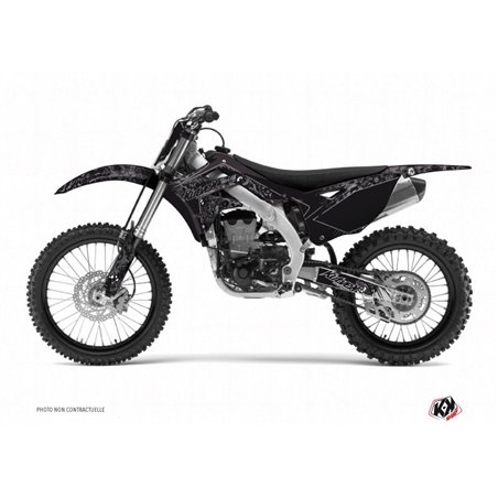 Kit Deco Moto Cross Zombies Dark Kawasaki 250 KX Noir LIGHT
