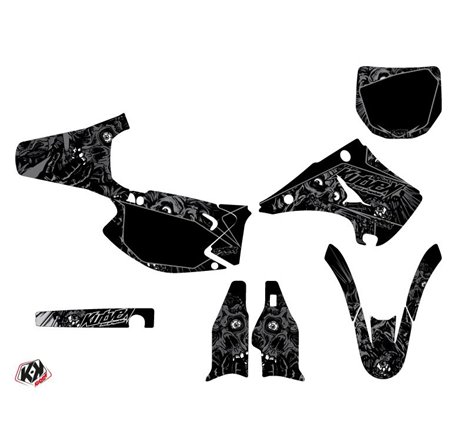 Kit Deco Moto Cross Zombies Dark Kawasaki 250 KX Noir LIGHT