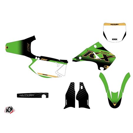 Kit Deco Moto Cross Live Kawasaki 250 KX Gold