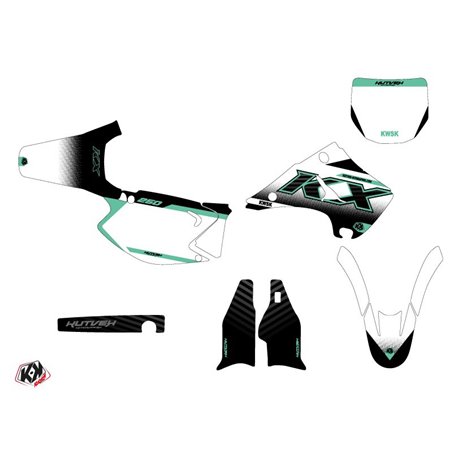 Kit Deco Moto Cross Live Kawasaki 250 KX Turquoise