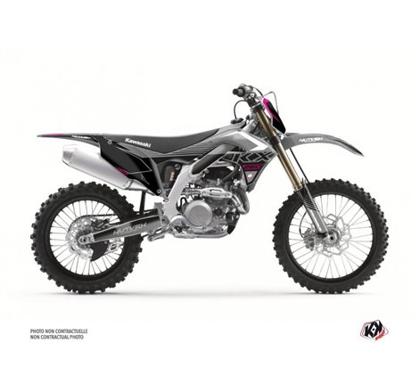 Kit Deco Moto Cross Claw Kawasaki 250 KXF Gris