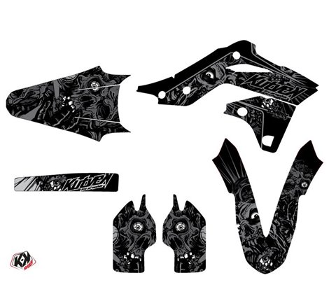 Kit Deco Moto Cross Zombies Dark Kawasaki 250 KXF Noir