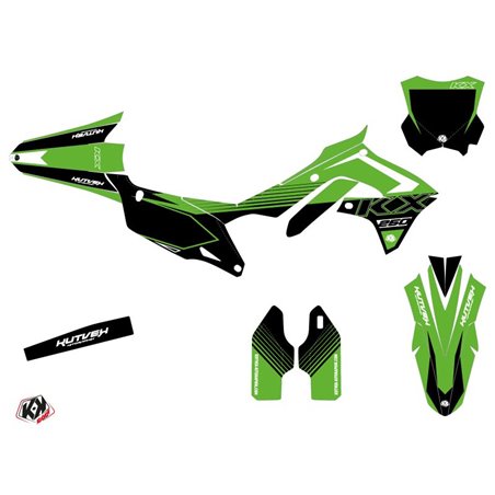 Kit Deco Moto Cross Claw Kawasaki 250 KXF Vert