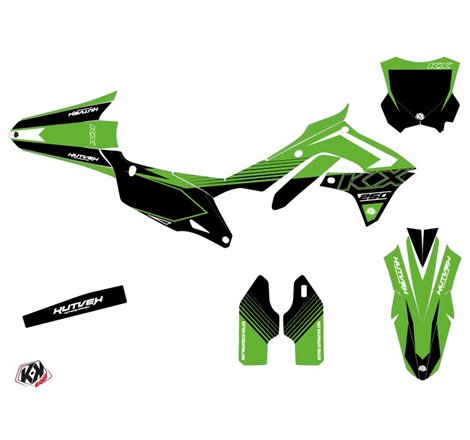 Kit Deco Moto Cross Claw Kawasaki 250 KXF Vert