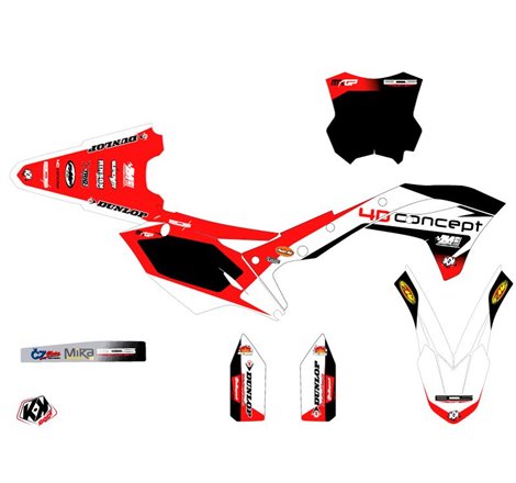 Kit Deco Moto Cross Replica BOS Kawasaki 250 KXF