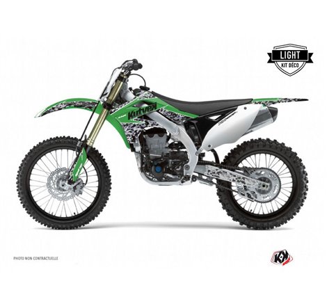 Kit Deco Moto Cross Predator Kawasaki 250 KXF Vert