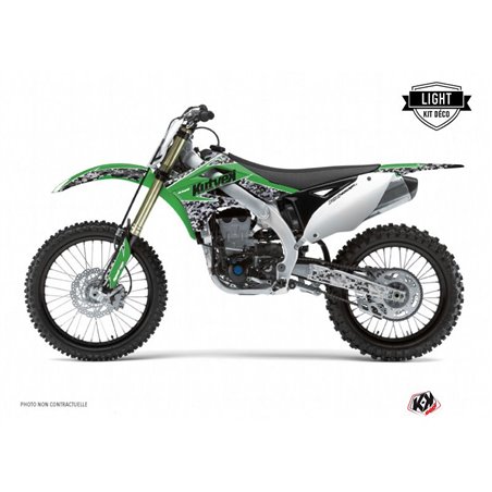 Kit Deco Moto Cross Predator Kawasaki 250 KXF Vert