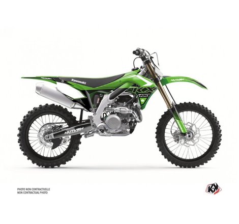 Kit Deco Moto Cross Claw Kawasaki 450 KXF Vert