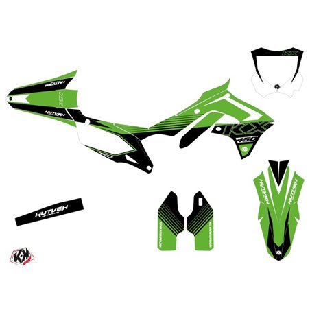 Kit Deco Moto Cross Claw Kawasaki 450 KXF Vert