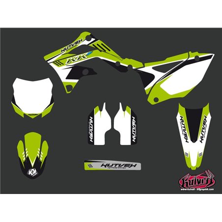 Kit Deco Moto Cross Chrono Kawasaki 450 KXF Noir