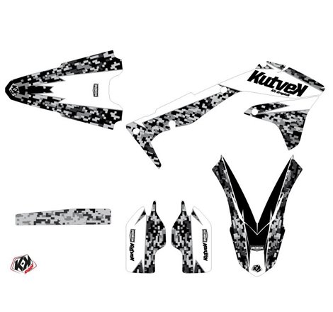 Kit Deco Moto Cross Predator Kawasaki 450 KXF Blanc