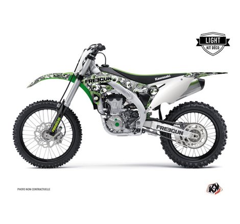 Kit Deco Moto Cross Freegun Eyed Kawasaki 450 KXF Vert
