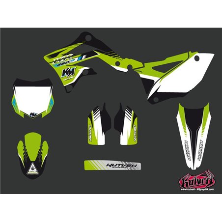 Kit Deco Moto Cross Pulsar Kawasaki 450 KXF Noir