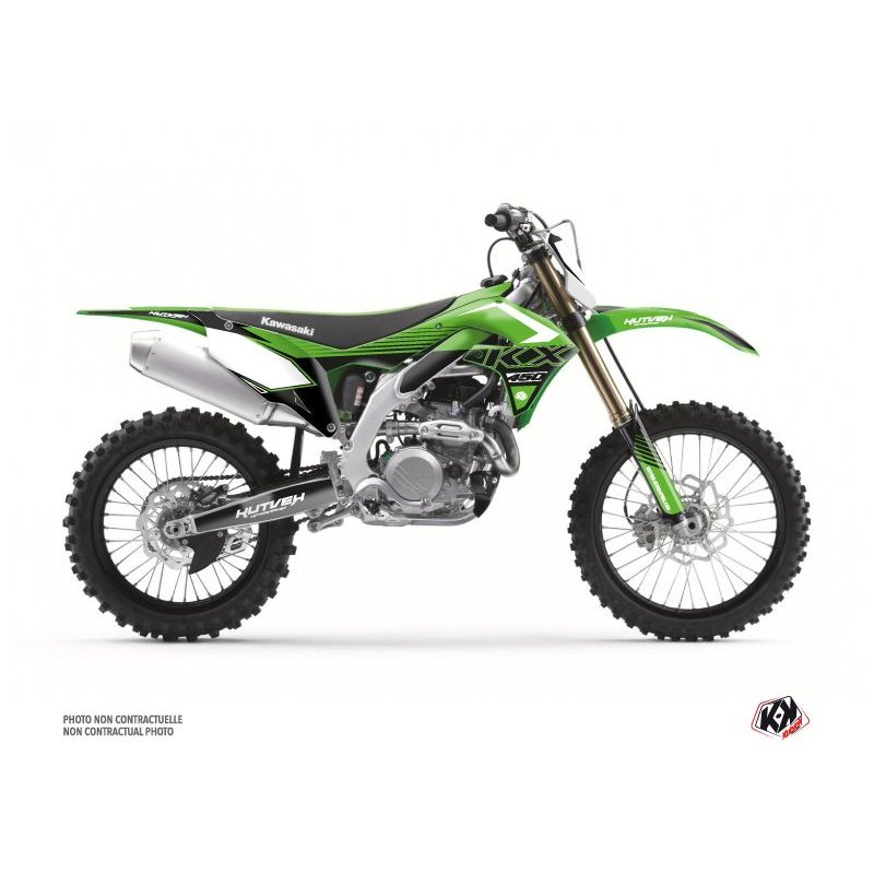 Kit Deco Moto Cross Claw Kawasaki 450 KXF Vert