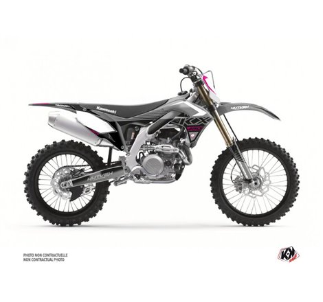 Kit Deco Moto Cross Claw Kawasaki 450 KXF Gris