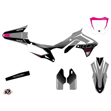 Kit Deco Moto Cross Claw Kawasaki 450 KXF Gris