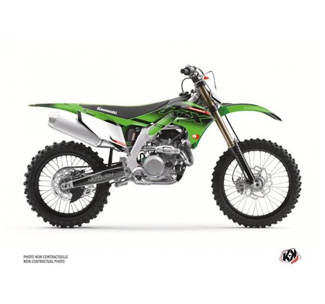 Kit Deco Moto Cross Live Kawasaki 450 KXF Vert