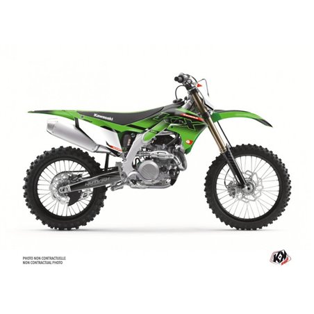 Kit Deco Moto Cross Live Kawasaki 450 KXF Vert