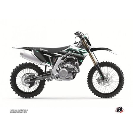 Kit Deco Moto Cross Live Kawasaki 450 KXF Turquoise