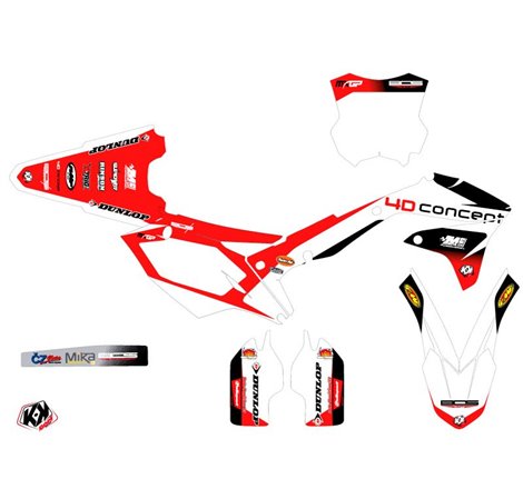 Kit Deco Moto Cross Replica BOS Kawasaki 450 KXF