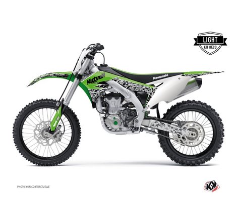 Kit Deco Moto Cross Predator Kawasaki 450 KXF Vert