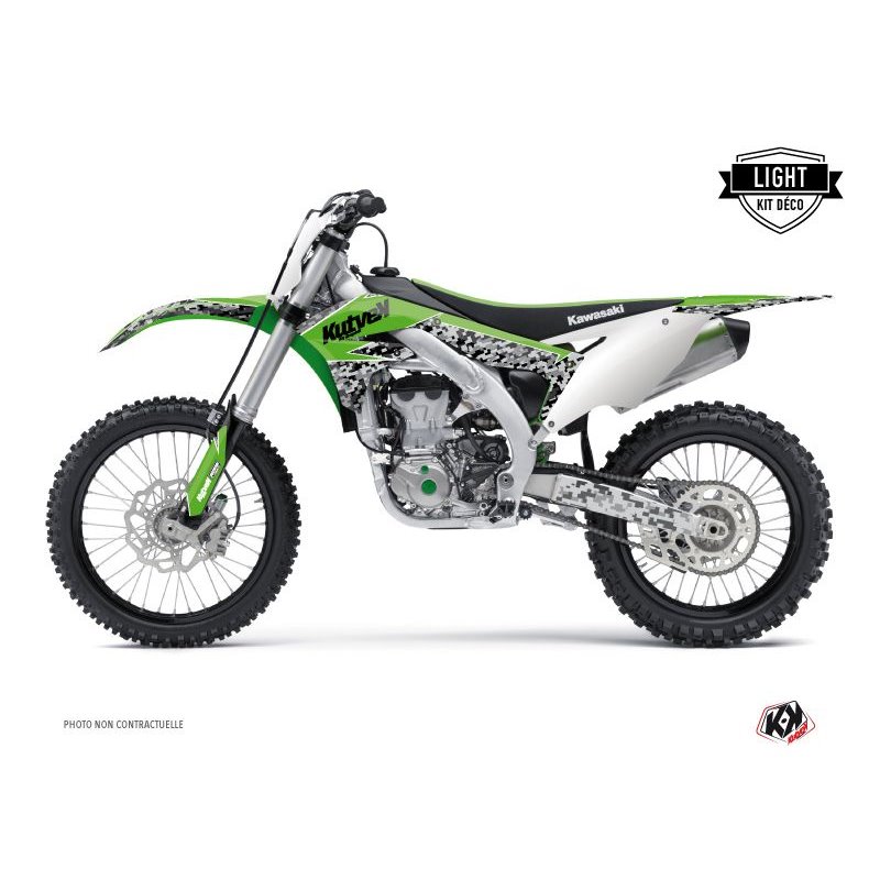 Kit Deco Moto Cross Predator Kawasaki 450 KXF Vert