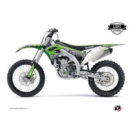 Kit Deco Moto Cross Predator Kawasaki 450 KXF Vert
