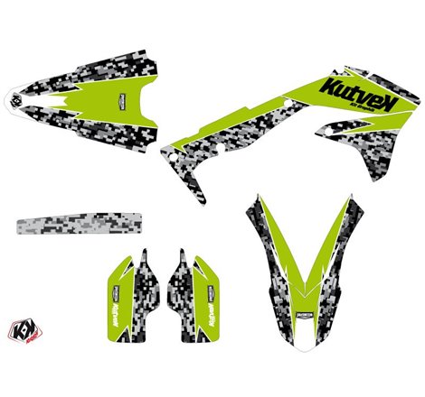 Kit Deco Moto Cross Predator Kawasaki 450 KXF Vert