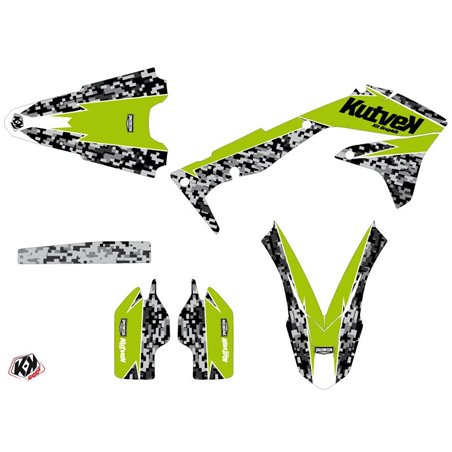 Kit Deco Moto Cross Predator Kawasaki 450 KXF Vert