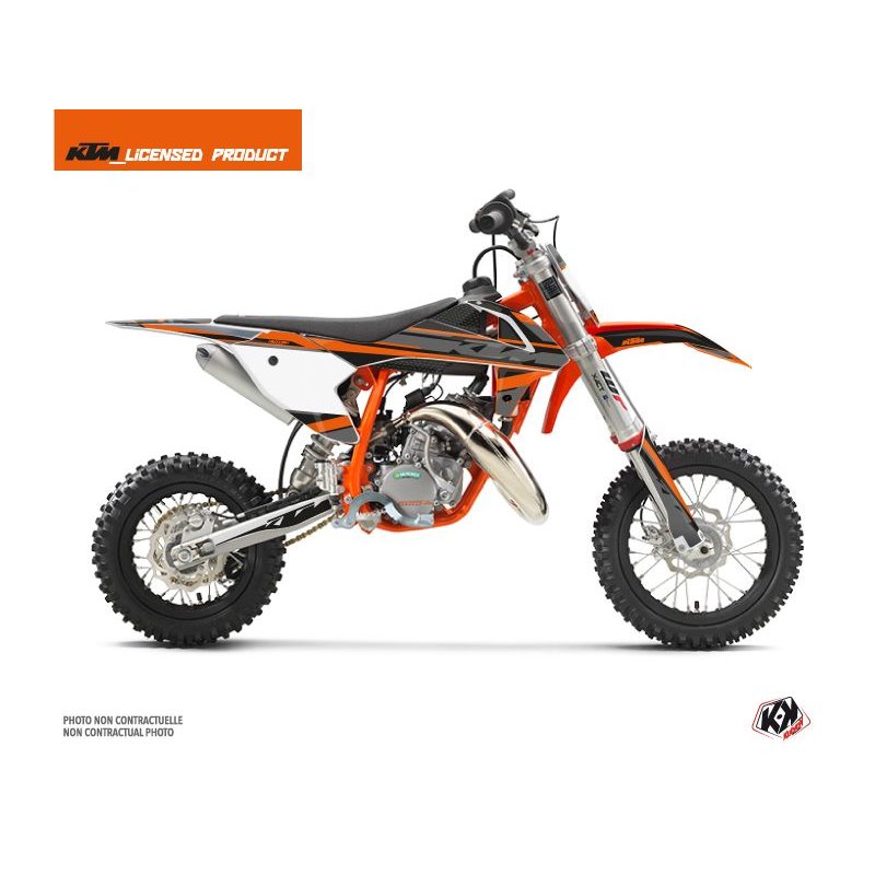 Kit Deco Moto Cross Breakout KTM 50 SX Noir Orange