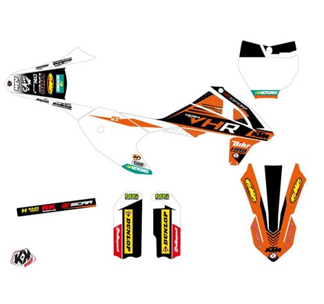 Kit Deco Moto Cross Replica Tixier Team VHR 2018-2019 KTM 50 SX