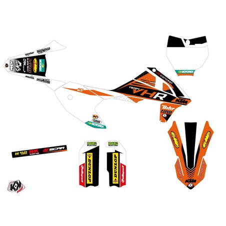 Kit Deco Moto Cross Replica Tixier Team VHR 2018-2019 KTM 50 SX