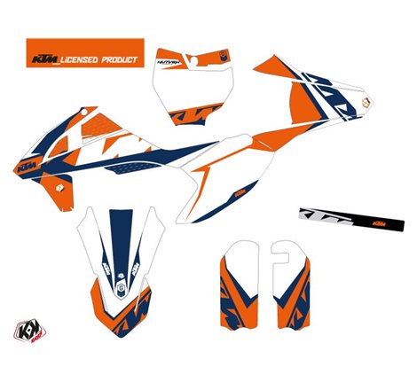 Kit Deco Moto Cross Gravity KTM 50 SX Bleu