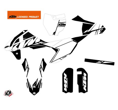 Kit Deco Moto Cross Reflex KTM 50 SX Blanc