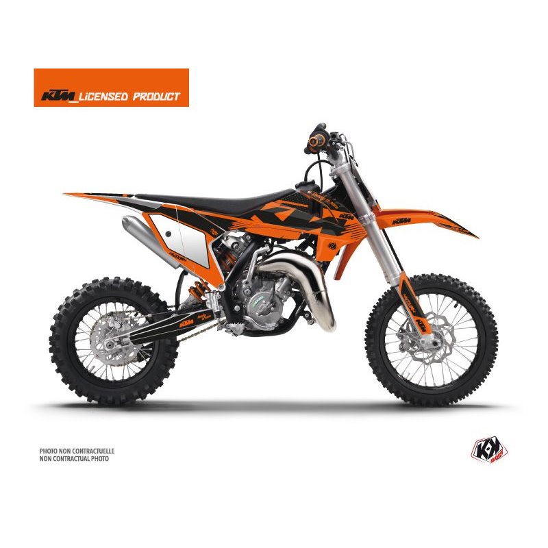 Kit Deco Moto Cross Retro KTM 50 SX Orange
